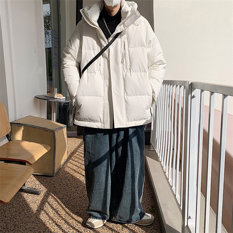 短款面包服连帽痞帅休闲立领极寒冬季保暖外套AW7051P378控428,男装羽绒服,电商A089-1