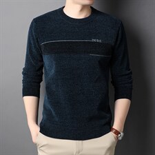 2023冬季新款男士羊毛衫加绒加厚打底衫男装线衫内衫毛衫P65,男装针织衫/毛衣,钱塘6003（原4033）