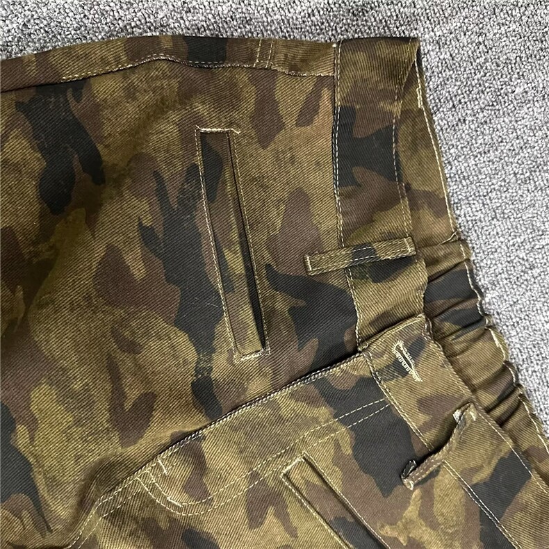 美式复古阔腿迷彩工装裤男女宽松高街做旧牛仔长裤K83036-P46网图,男装工装外套,电商B245