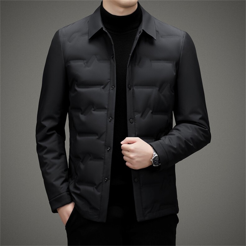BAMJ-8978钱塘2020-2中年男士商务休闲简冬季厚款羽绒服P150,男装羽绒服,钱塘207-2