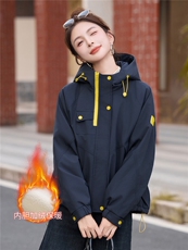 现货！现货！棉衣女2025冬季新款女装加绒加厚棉衣休闲派克服，女装棉衣/棉服，以桐