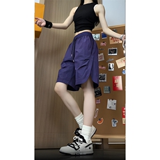 904-2-XKZ330-p35特控49夏季开叉宽松户外短裤男女运动五分子爆！，男装休闲裤，星座904-2