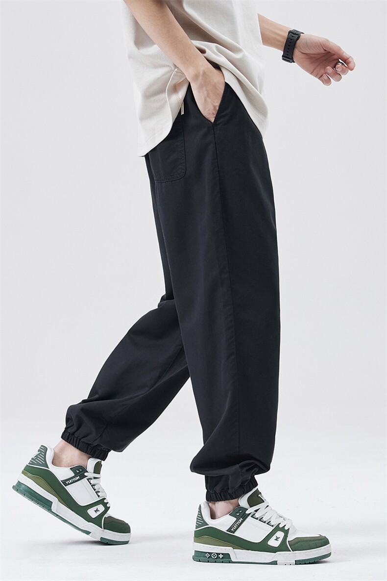 2025春夏新款休闲长裤男ins潮流痞帅宽松百搭束脚裤DY5022-P65,男装休闲裤,电商A178-1