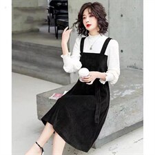 假两件连衣裙，女装连衣裙，博内歌特