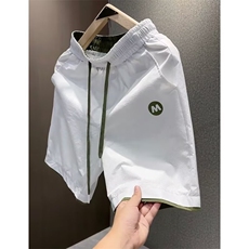 夏季新款简约时尚透气休闲速干短裤男高档宽松百搭运动潮流五分裤，男装休闲裤，电商B212（原钱塘6029）