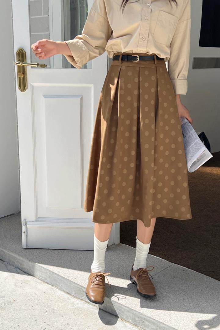 秋季印花百褶裙，其它，昕叶良品