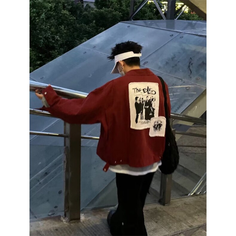 春秋痞帅上衣ins潮牌韩版潮流港风宽松夹克外套-JK300-网络图,男装夹克,星座1002-2