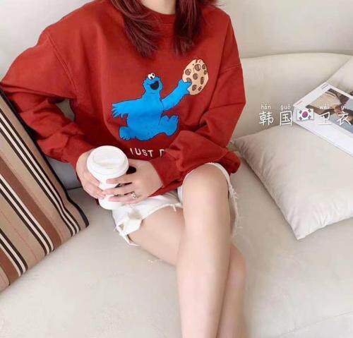 加绒加厚卫衣，女装卫衣/绒衫，晨贝