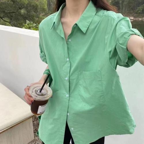 2021年夏季新款韩版衬衣女,女装,涵美人