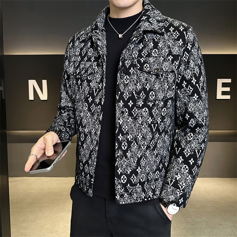 毛呢羽绒服男士标50白鸭绒外套韩版上衣保暖B317/25321/P215,男装羽绒服,电商B317
