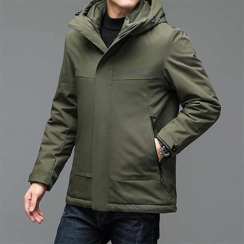 NN8223钱塘2020-3商务休闲连帽简约冬季厚款中年男士羽绒服P185,男装羽绒服,钱塘207-3