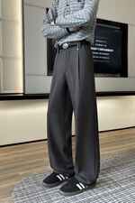 2026春夏新款男女款高级感新面料垂感休闲小脚西装裤6618-特P32，男装西服套装，电商C305A