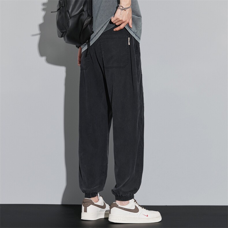 束脚休闲长裤男夏季新款高街舒适百搭显瘦垂感裤子潮DY562-P65,男装休闲裤,电商A178-1