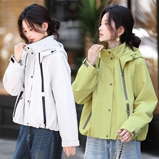 风衣外套女短款春秋2025新款今年流行巨好看高端减龄百搭上衣，女装短外套，丽影随形