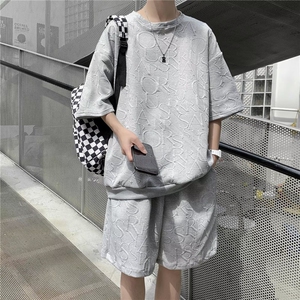 男潮流休闲套装宽松套装运动套装Z001P40图片