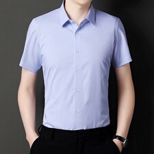 新款夏季男装上衣休闲短袖宽松衬衫男士衬衣潮流，男装衬衫，电商B212（原钱塘6029）