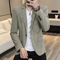 XZ8598P85新款灯芯绒休闲西装男外套韩版修身单西服上衣潮流韩版，男装西服，星座510A-2