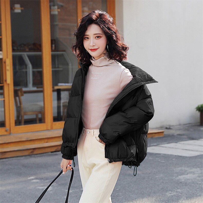 短款羽绒棉服女2025冬新款面包服棉衣韩版宽松洋气减龄小棉袄外套,女装棉衣/棉服,心心服饰
