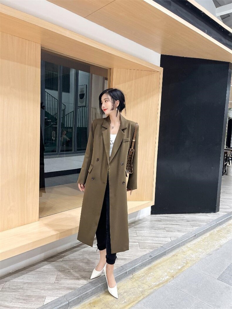 韩版长款西装，女装西装，Balance Studio