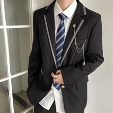 日系西装学院风西服外套休闲百搭男春秋XF72-P62，男装西服套装，星座208-5