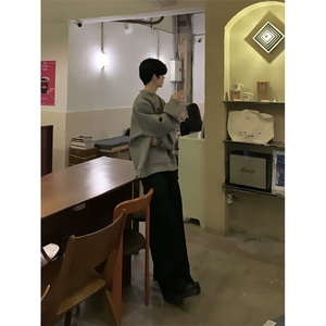 美式复古街头长袖潮牌 卫衣男女春季潮流宽松上衣ins外套图片