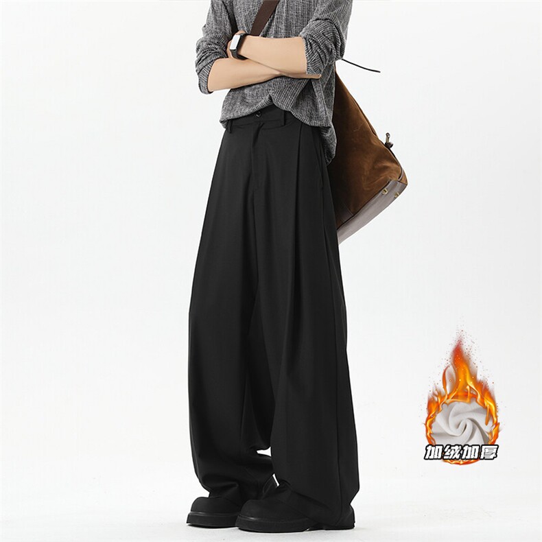 2025HK25198加绒无影墙打褶加绒西裤M-5XLHK25954-特P40，男装西裤，电商A022