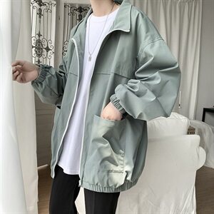 春季新款外套男韩版潮流港风百搭夹克男秋装上衣JK2021 P65控88图片