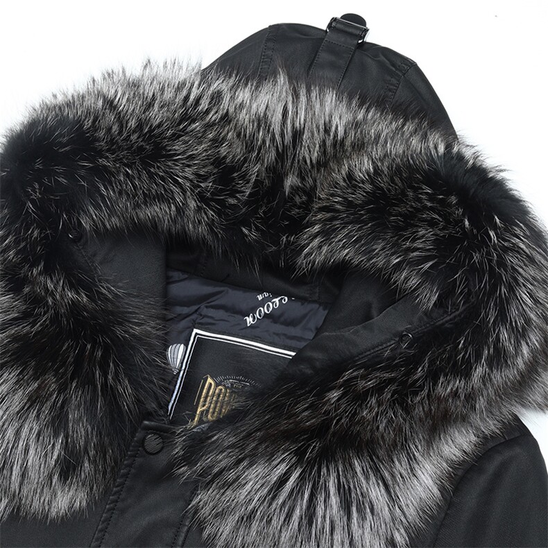 冬装新款白鹅羽绒服狐狸毛领中老年羽绒服男外套ALXBL9016-P600，男装羽绒服，电商B212（原钱塘6029）