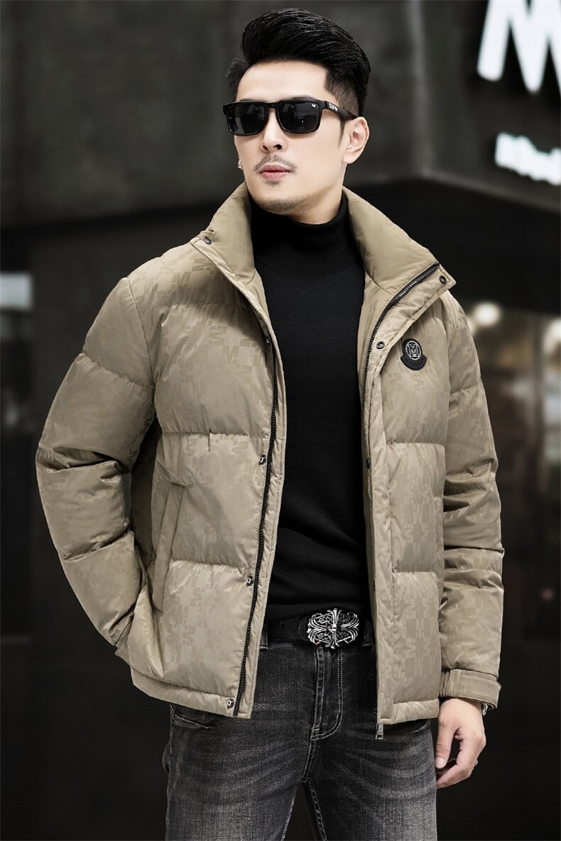 B8003钱塘2020-3新款时尚休闲冬季厚款简约中年男士羽绒服P248,男装羽绒服,钱塘207-3