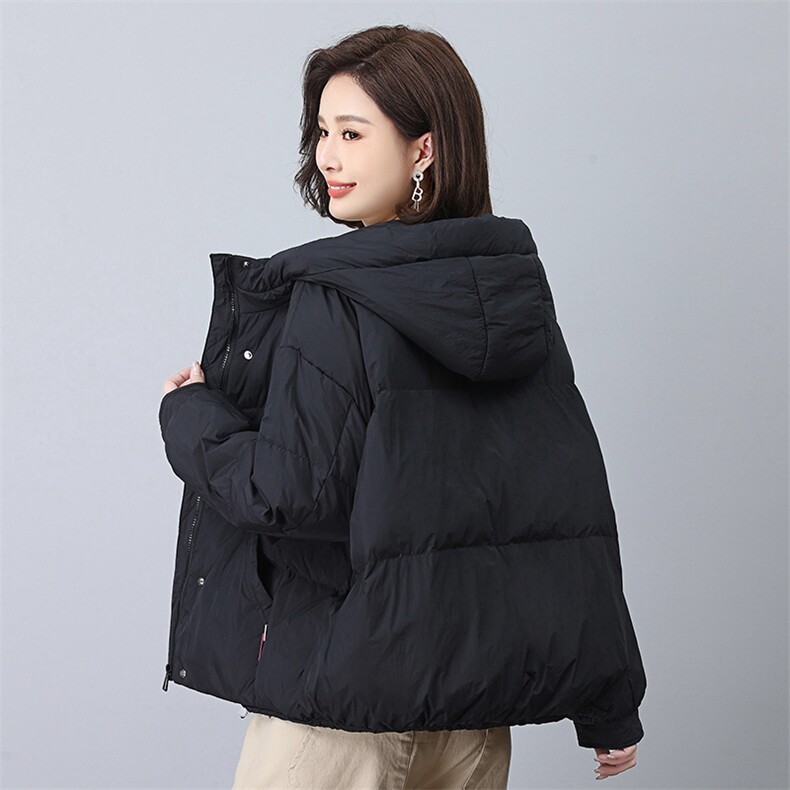 新款时尚女装羽绒服宽松显瘦保暖外套冬季必备单品,女装羽绒服,叶笙衣