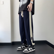 2023夏季日系潮牌大码卫裤男ins休闲时尚百搭运动束脚裤，男装休闲裤，星座1905A（原电商B343）