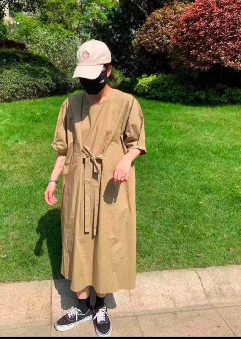 日系连衣裙，女装连衣裙，古泥