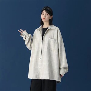 长袖衬衫春款男港风潮流C8010P38图片