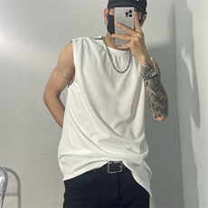 轻熟风夏季拉链设计感无袖背心男纯色ins潮牌JT178-P35，男装背心/马甲，星座1109-3
