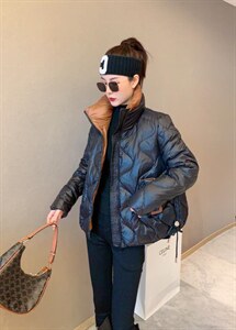【现货】 2021年秋冬季显瘦宽松加厚保暖白鸭绒羽绒服图片