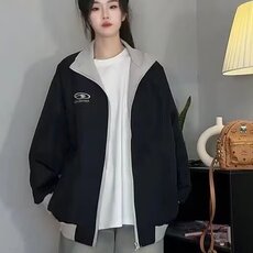 K14-P62牛津复合双面穿三杠夹克新款日系文艺气质流行ins潮，男装夹克，电商B323A
