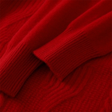 2025年秋季新款绞花针织男士羊毛上衣时尚休闲通勤百搭，男装羊毛衫，德晨羊绒