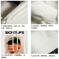 LM68213-P58加绒款-P68连帽毛衣男大码带帽针织衫男毛线衣网格，男装针织衫/毛衣，电商A040A