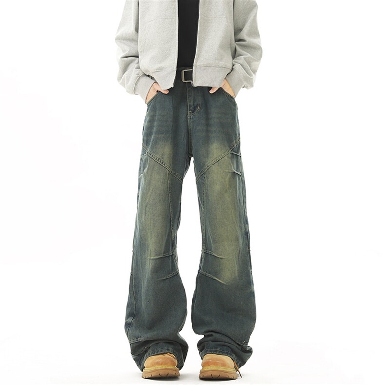 《现货主推》个性牛仔裤GXX23-P65控88，男装牛仔裤，电商C303