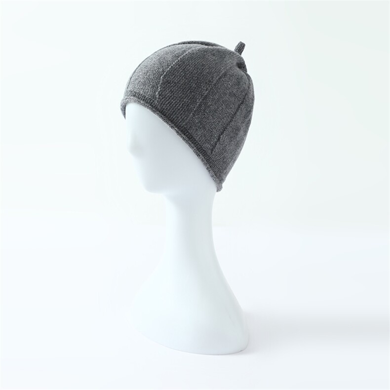 时尚保暖羊毛西瓜帽秋冬必备轻盈舒适百搭款，帽子，品卓羊绒