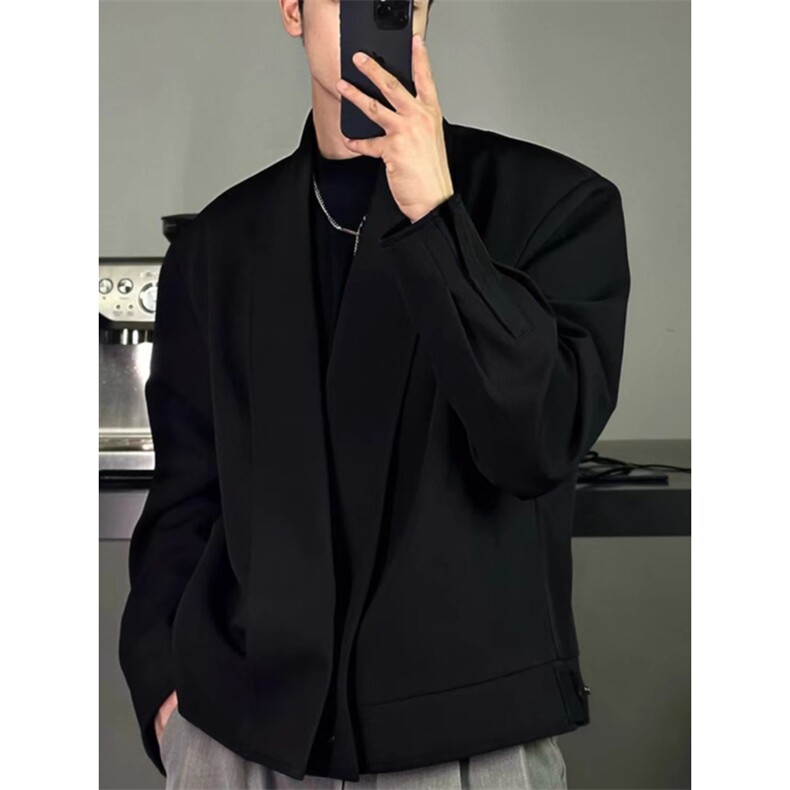 新中式道袍西装外套西服夹克JK718特P58,男装西服,星座908-1