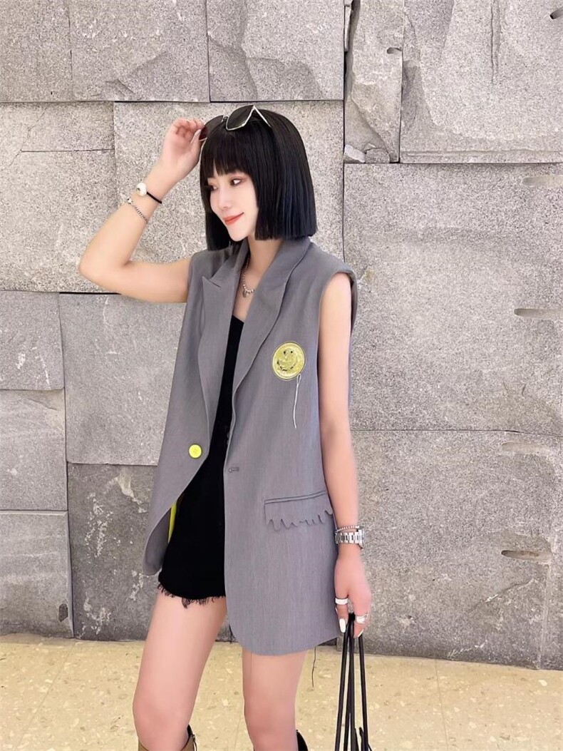 马甲外套，女装马夹，谷斯