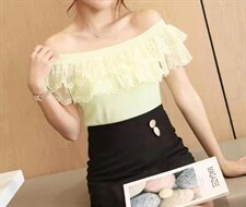 蕾丝露肩设计风格，其它，魅力元素