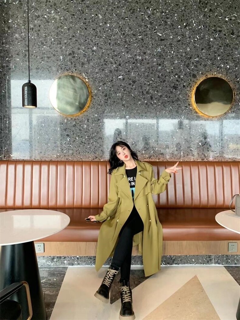 风衣现货，女装风衣，MZ 慕姿