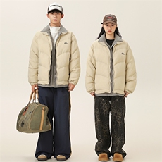2025冬季新款男日系潮牌立领白鸭绒羽绒服加厚外套棉衣YR30-F255，男装羽绒服，电商A101（原外27）