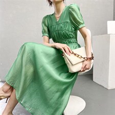 2022新款夏季波西米亚风连衣裙，女装连衣裙，序儿