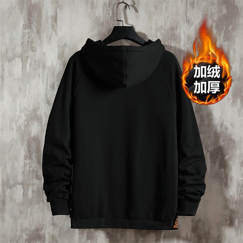 8XL-M连帽加绒卫衣男货足支持各种活动2023冬新款加肥加大码控98,男装卫衣,钱塘717(原712)