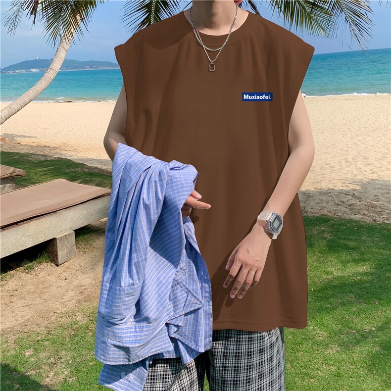 量大图低自动【有货】纯棉背心HD019-1-BX2594-P20，男装背心/马甲，电商019-1