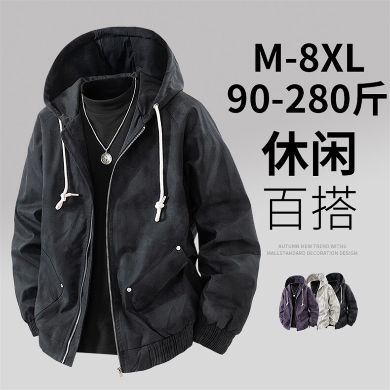 3D大码男士休闲夹克外套8509-P75控128大码元,男装夹克,星座209
