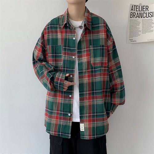 长袖衬衫男港风日系外套C8012P36,男装衬衫,星座1116-2